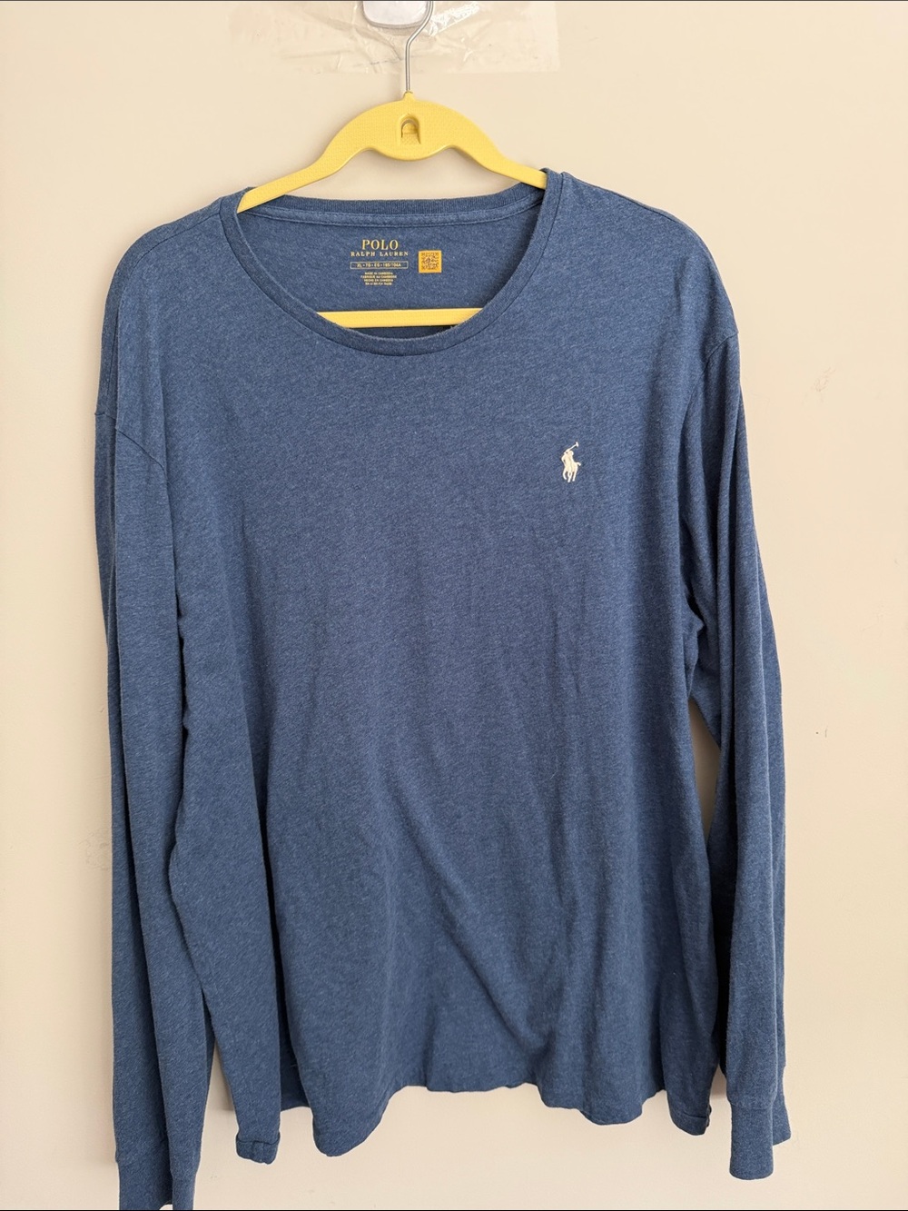 Polo Ralph Lauren Long sleeve pony T Shirt XL